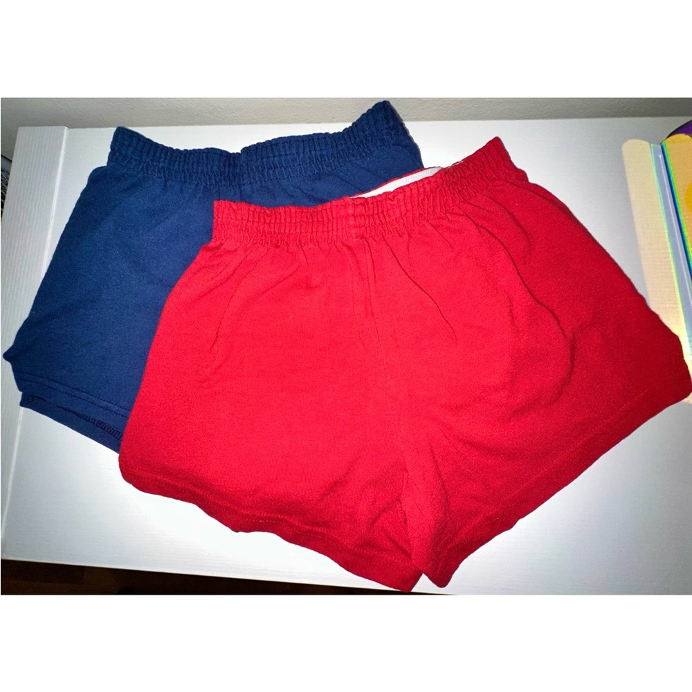 Soffe Cheer Shorts 2PACK Red+Navy Blue